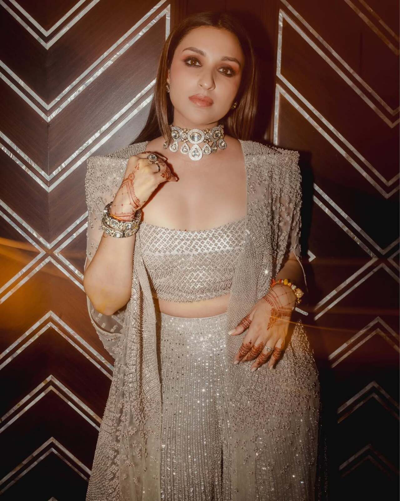 Shimmery, blingy, all things glittery: Need inspiration for Diwali, Parineeti has got you covered